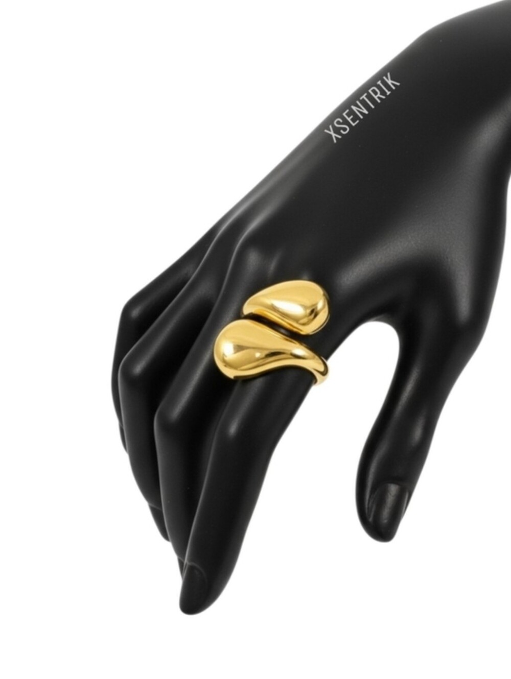 Two Drops Metal Ringz ▪︎ Gold